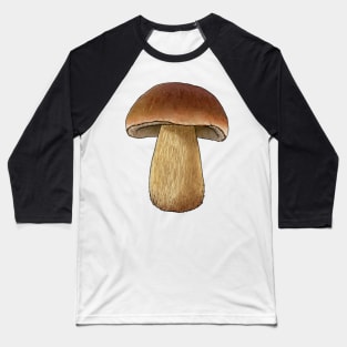 Porcino Mushroom Baseball T-Shirt